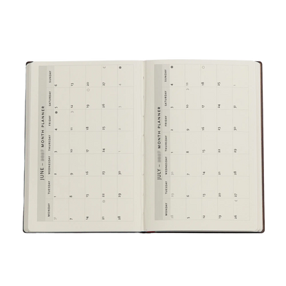 Paperblanks 2027 Silk Sky Mini Hardback Diary – Week-to-View with Notes (Verso) – inside pages