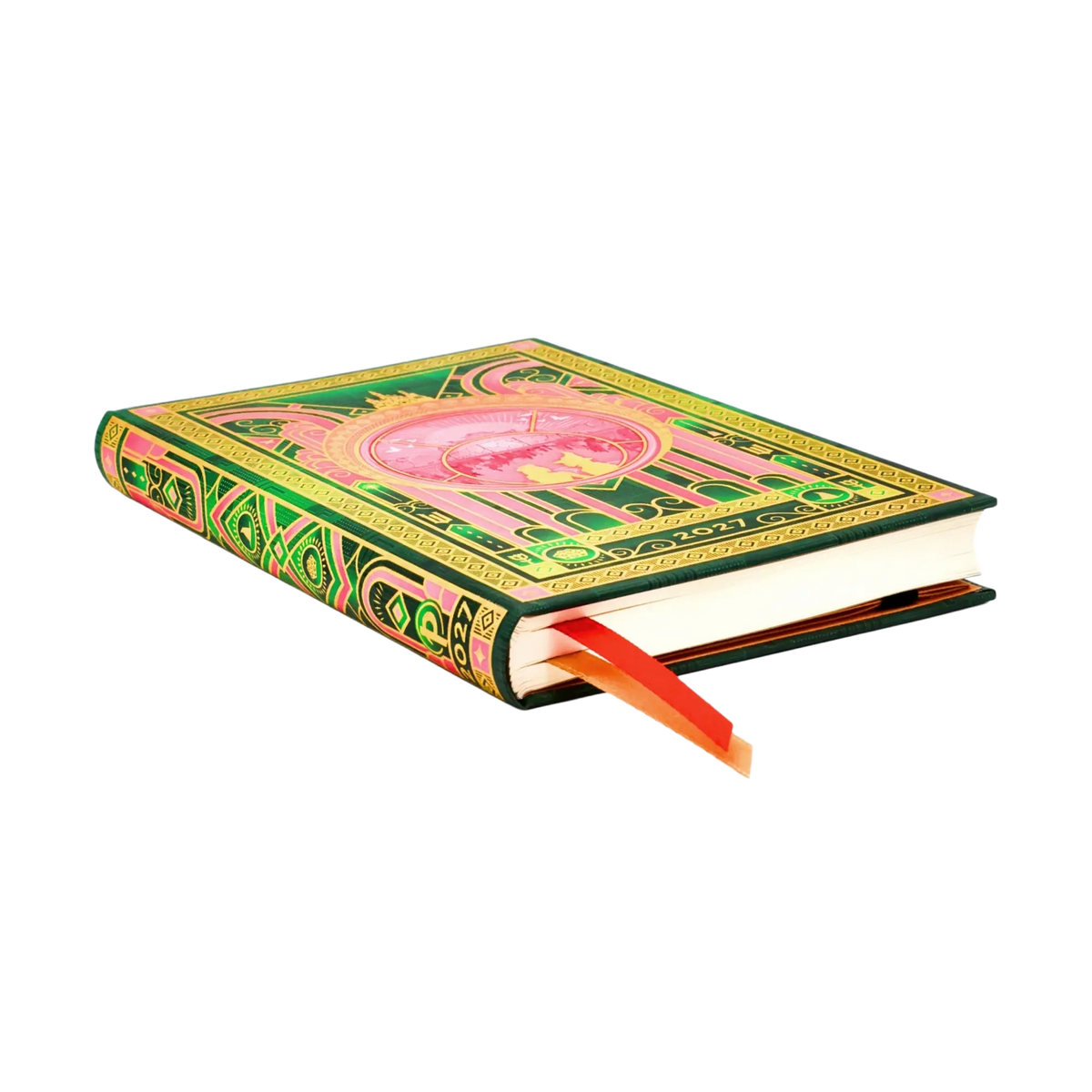 Paperblanks 2027 The Magic of Wicked Mini Hardback Diary – Week-to-View with Notes (Verso) – page edge