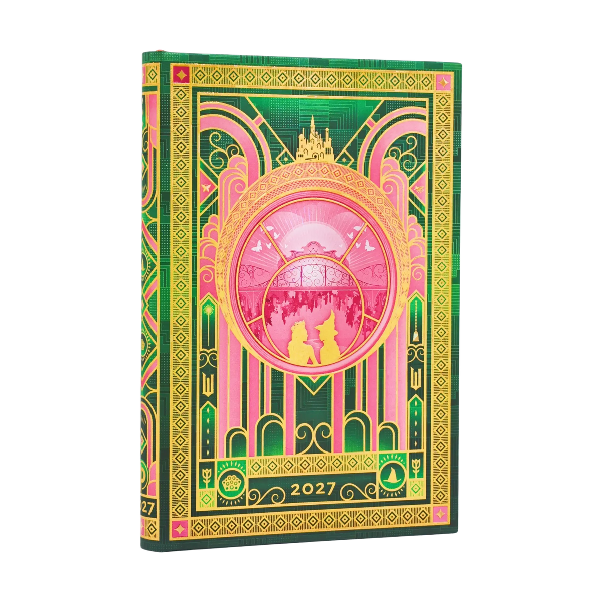 Paperblanks 2027 The Magic of Wicked Mini Hardback Diary – Week-to-View with Notes (Verso) – front cover