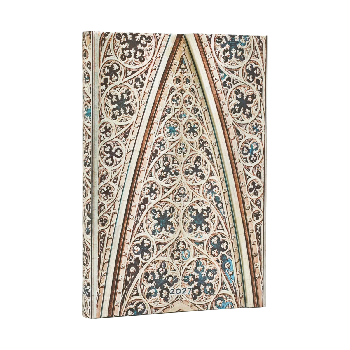 Paperblanks 2027 Vault of the Milan Cathedral Mini Hardback Diary – Week-to-View with Notes (Verso) – front cover