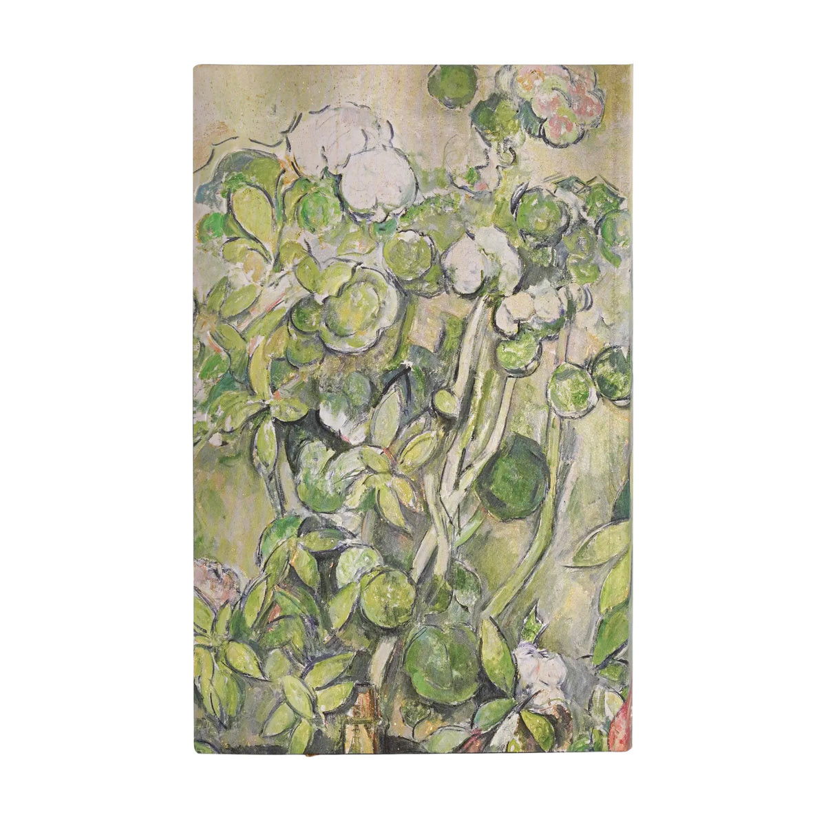 Paperblanks 2027 Cezanne’s Terracotta Pots and Flowers Midi Hardback Diary – Day-per-Page – back cover