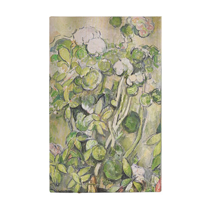 Paperblanks 2027 Cezanne’s Terracotta Pots and Flowers Midi Hardback Diary – Day-per-Page – back cover
