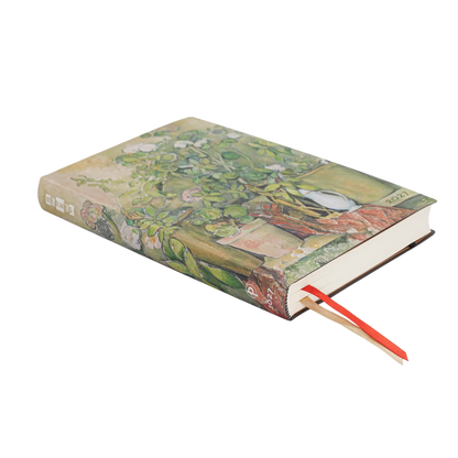Paperblanks 2027 Cezanne’s Terracotta Pots and Flowers Midi Hardback Diary – Day-per-Page – page edge
