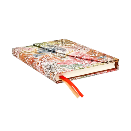 Paperblanks 2027 Anemone Midi Hardback Diary – Week-to-View Horizontal – page edge