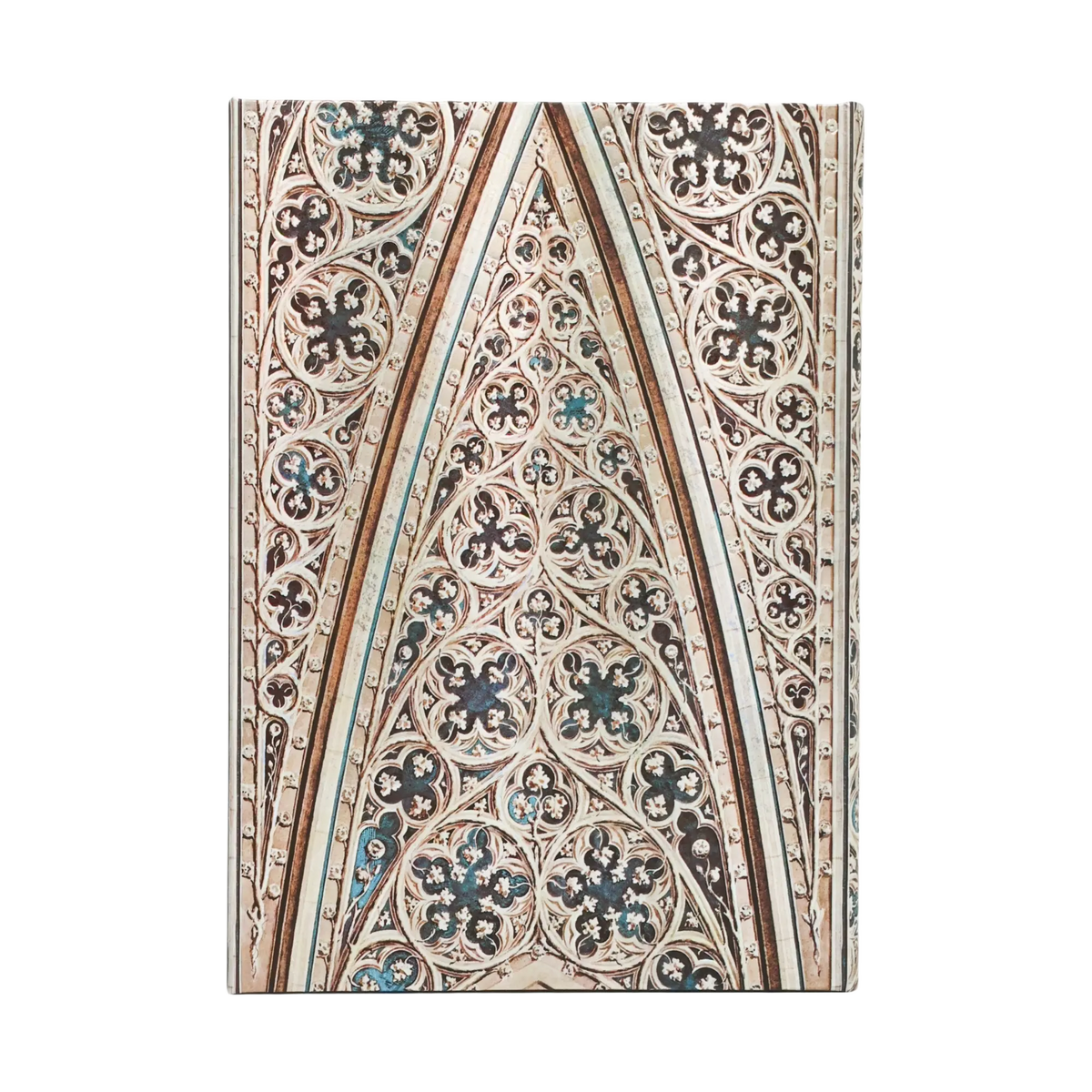 Paperblanks 2027 Vault of the Milan Cathedral Midi Hardback Diary – Week-to-View Horizontal – back cover