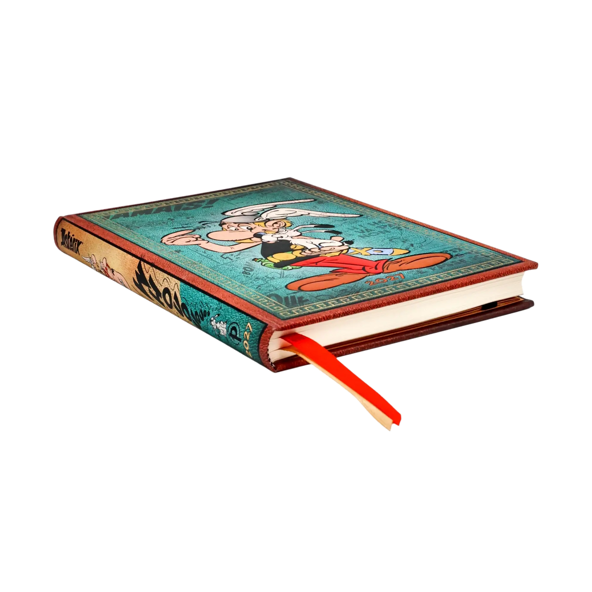 Paperblanks 2027 Asterix the Gaul Midi Hardback Diary – Week-to-View Vertical – page edge