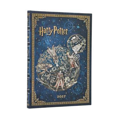 Paperblanks 2027 Legends of Hogwarts Diary Midi Hardback Diary – Week-to-View Vertical – front cover