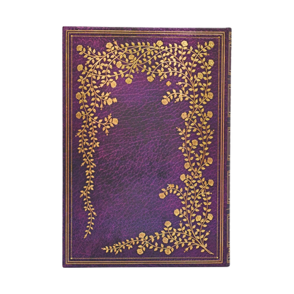 Paperblanks 2027 New York Rose Midi Hardback Diary – Week-to-View Vertical – back cover