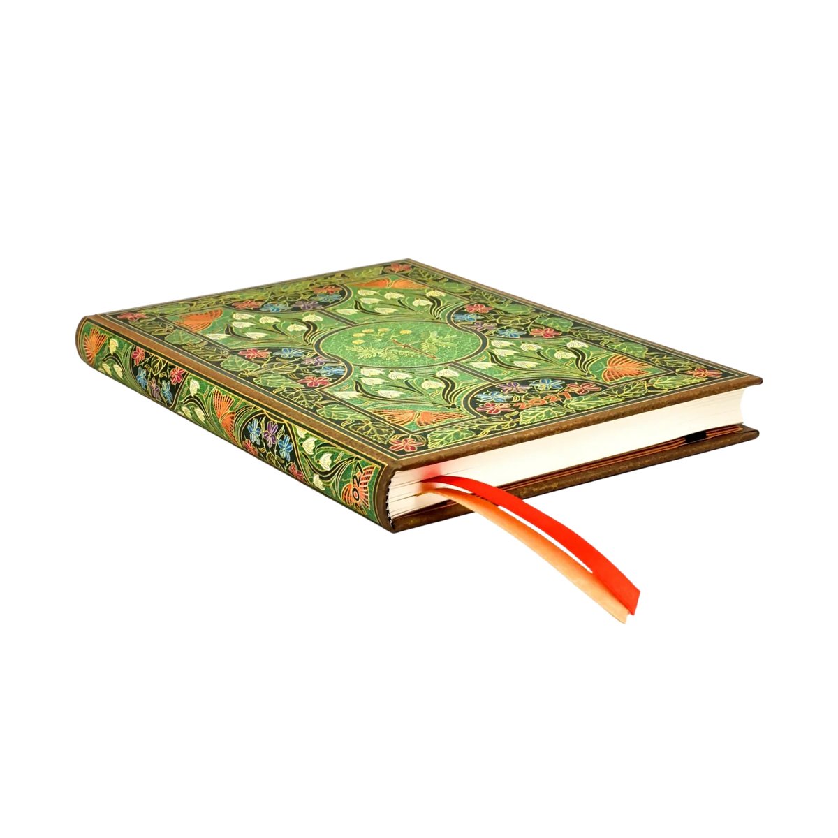 Paperblanks 2027 Poetry in Bloom Midi Hardback Diary – Week-to-View Vertical – page edge