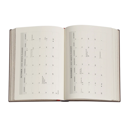 Paperblanks 2027 Poetry in Bloom Midi Hardback Diary – Week-to-View Vertical – inside pages