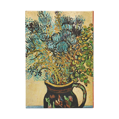 Paperblanks 2027 Van Gogh’s Still Life Midi Hardback Diary – Week-to-View Vertical – back cover