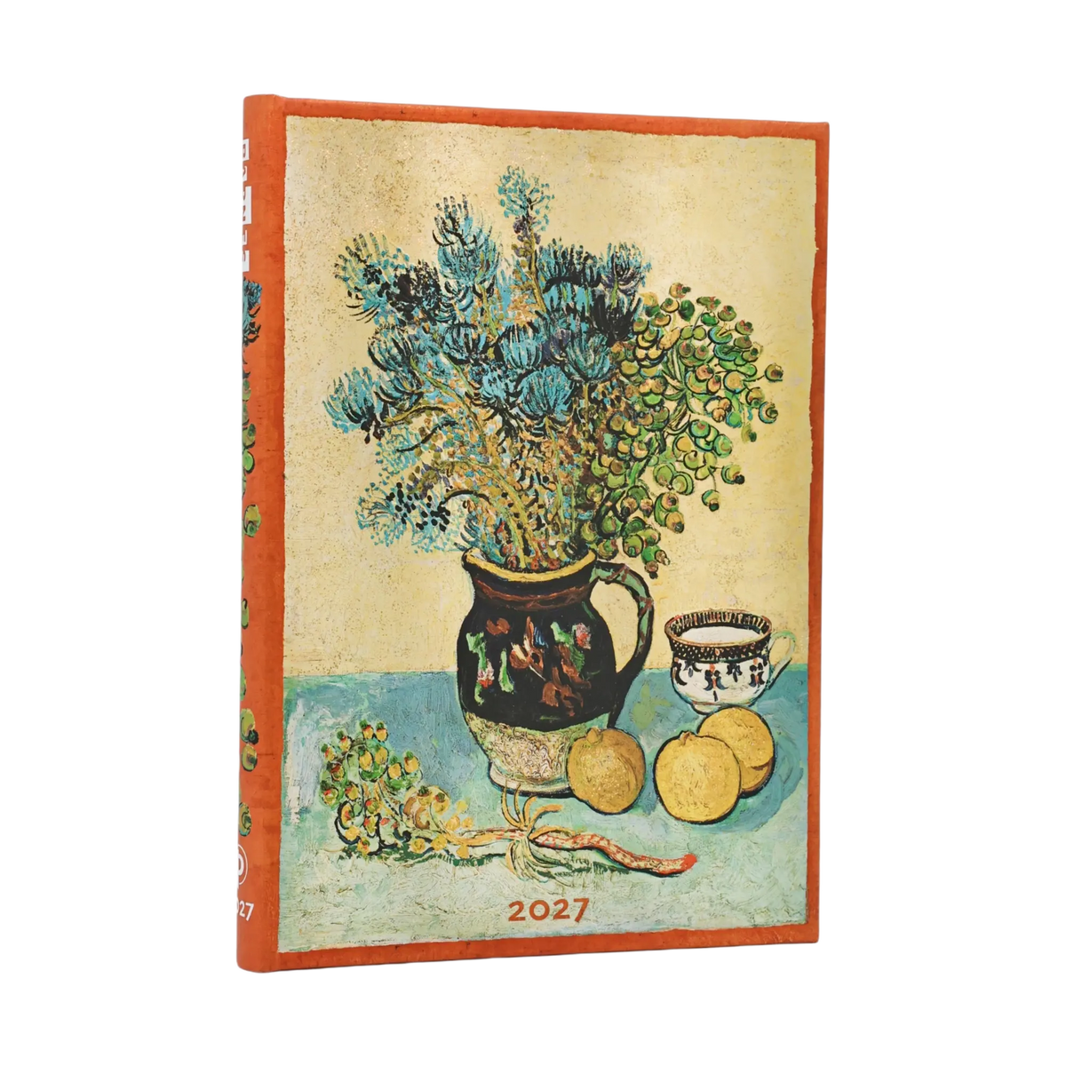 Paperblanks 2027 Van Gogh’s Still Life Midi Hardback Diary – Week-to-View Vertical – front cover