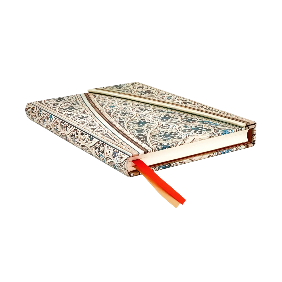 Paperblanks 2027 Vault of the Milan Cathedral Midi Hardback Diary – Week-to-View Vertical – page edge