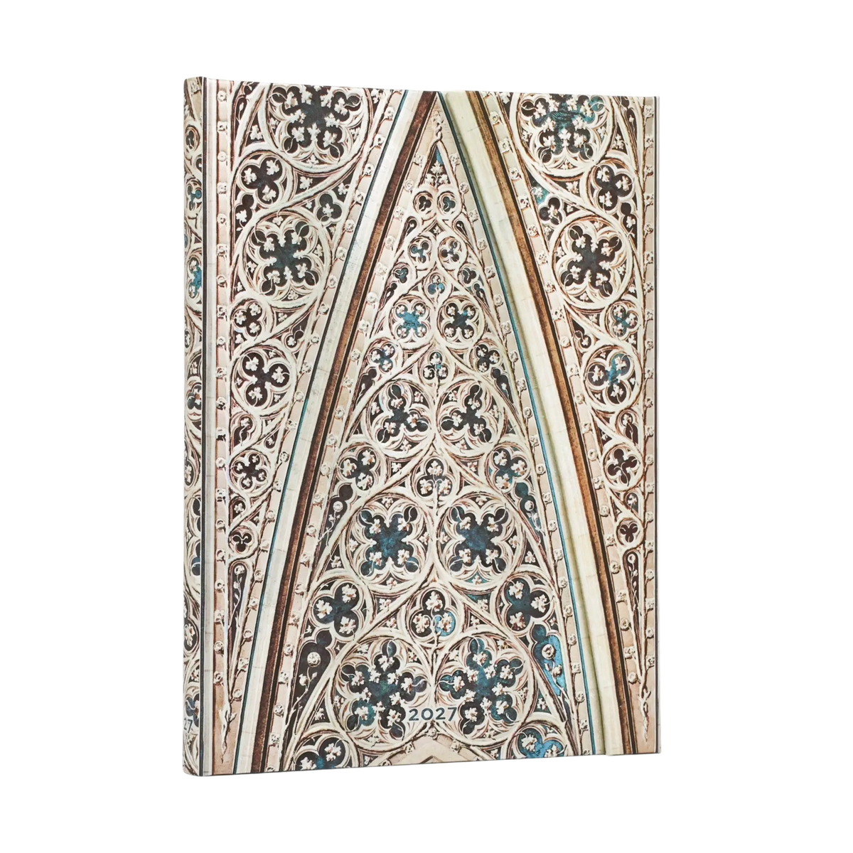 Paperblanks 2027 Vault of the Milan Cathedral Midi Hardback Diary – Week-to-View Vertical – front cover