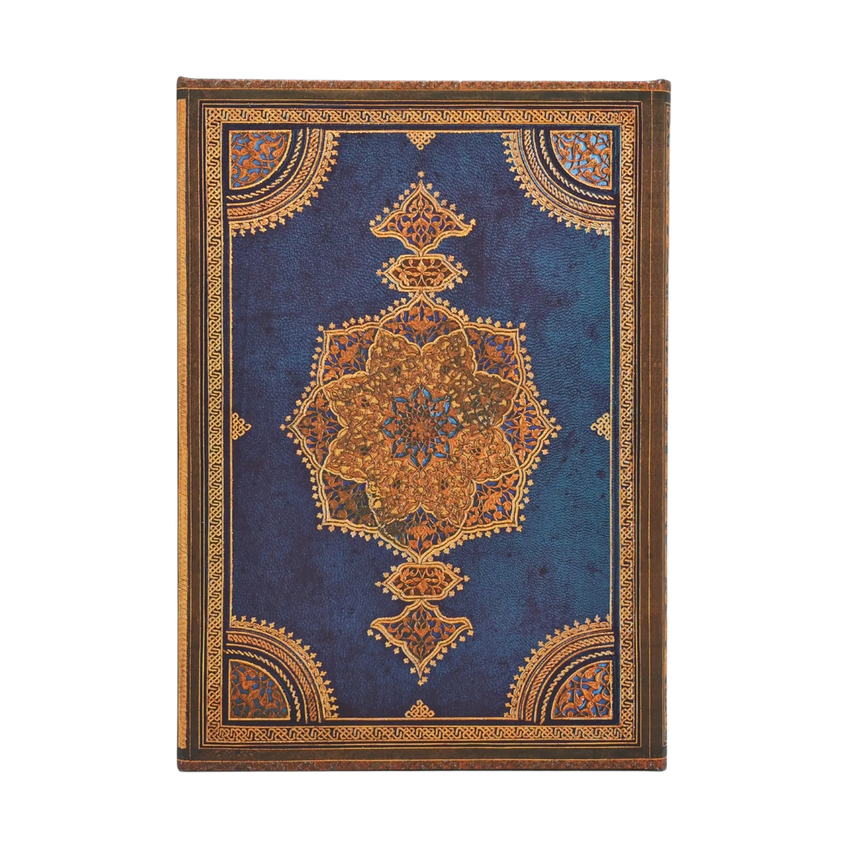 Paperblanks 2027 Safavid Indigo Midi Hardback Diary – Week-to-View with Notes (Verso) – back cover
