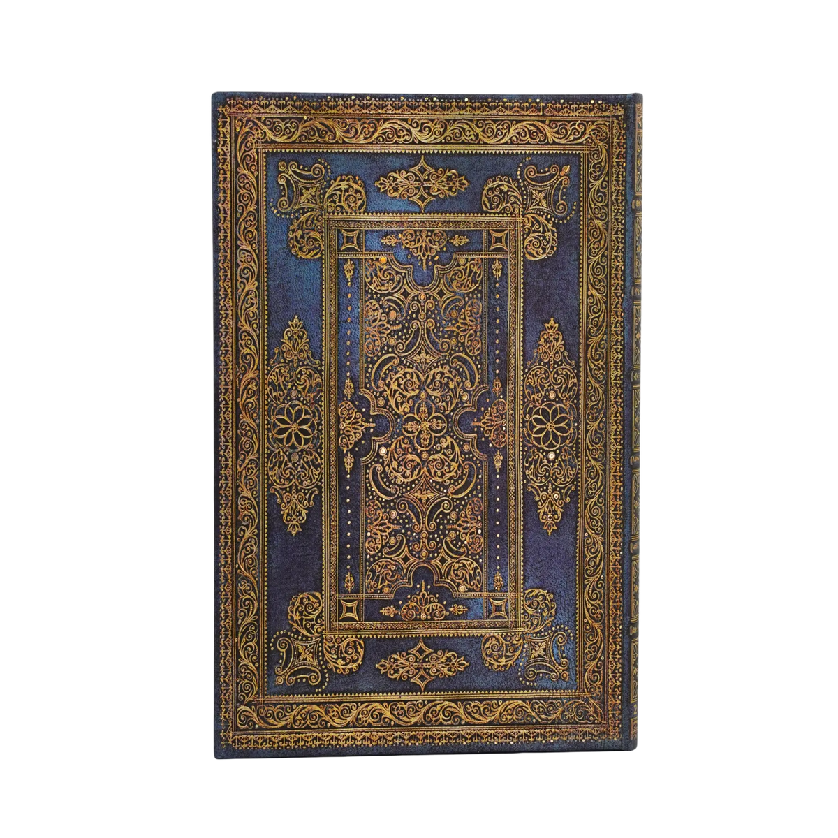 Paperblanks 2027 Blue Luxe Maxi Hardback Diary – Week-to-View Horizontal – back cover