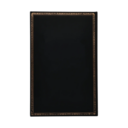 Paperblanks 2027 Black Edition Maxi Hardback Diary – Week-to-View Vertical – back cover