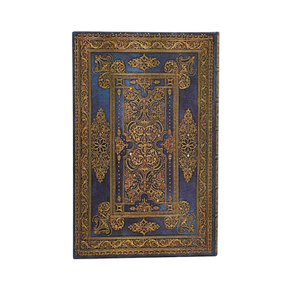Paperblanks 2027 Blue Luxe Maxi Hardback Diary – Week-to-View Vertical – back cover