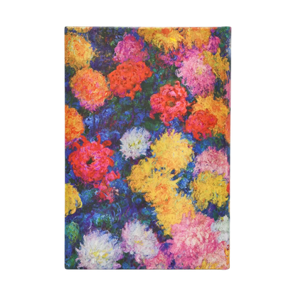 Paperblanks 2027 Monet’s Chrysanthemums Maxi Hardback Diary – Week-to-View Vertical – back cover