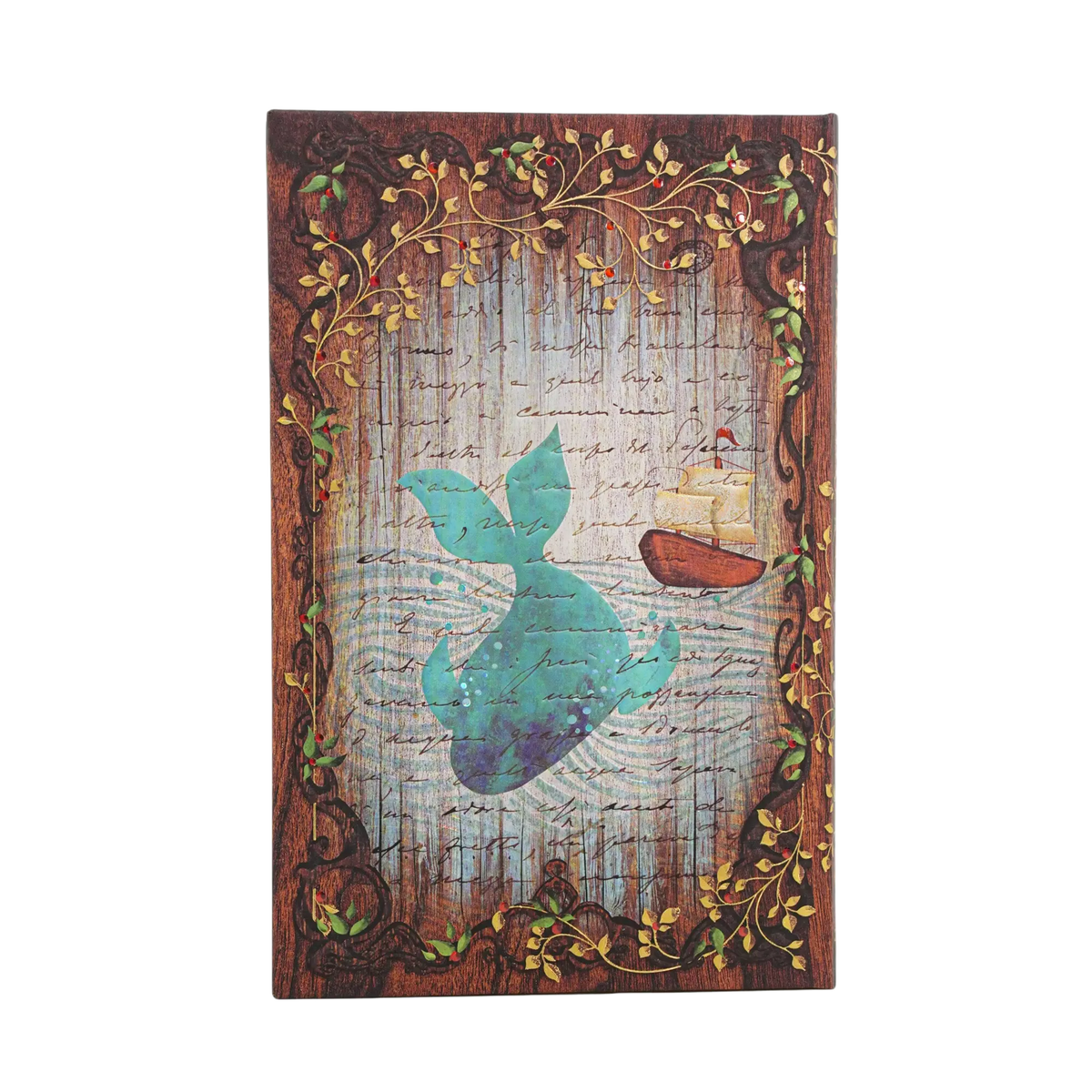 Paperblanks 2027 Carlo Collodi, Pinocchio Maxi Hardback Diary – Week-to-View Vertical – back cover