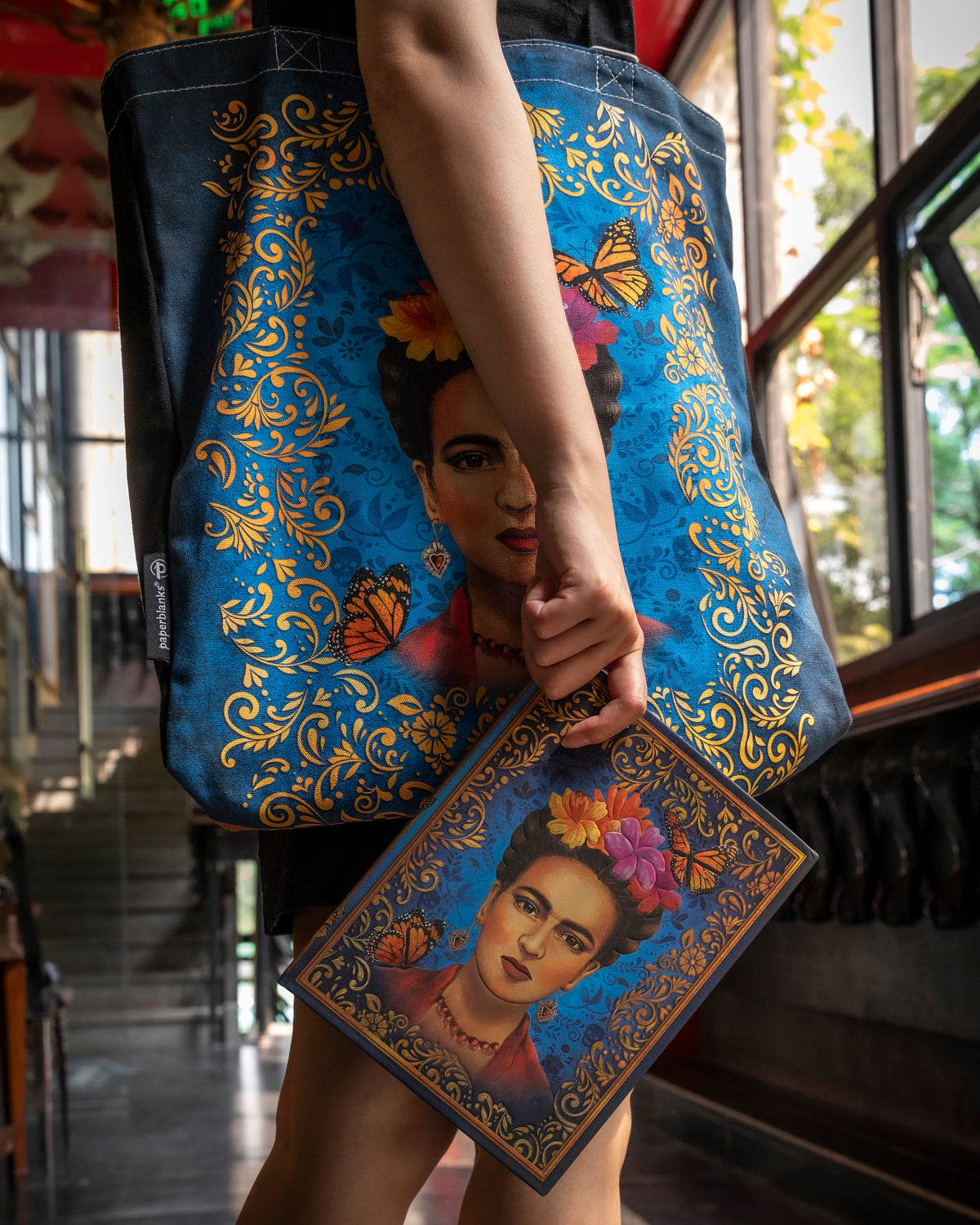 Paperblanks The Colourful Portrait Ultra Hardback Journal – Plain, 144 Pages – lifestyle image