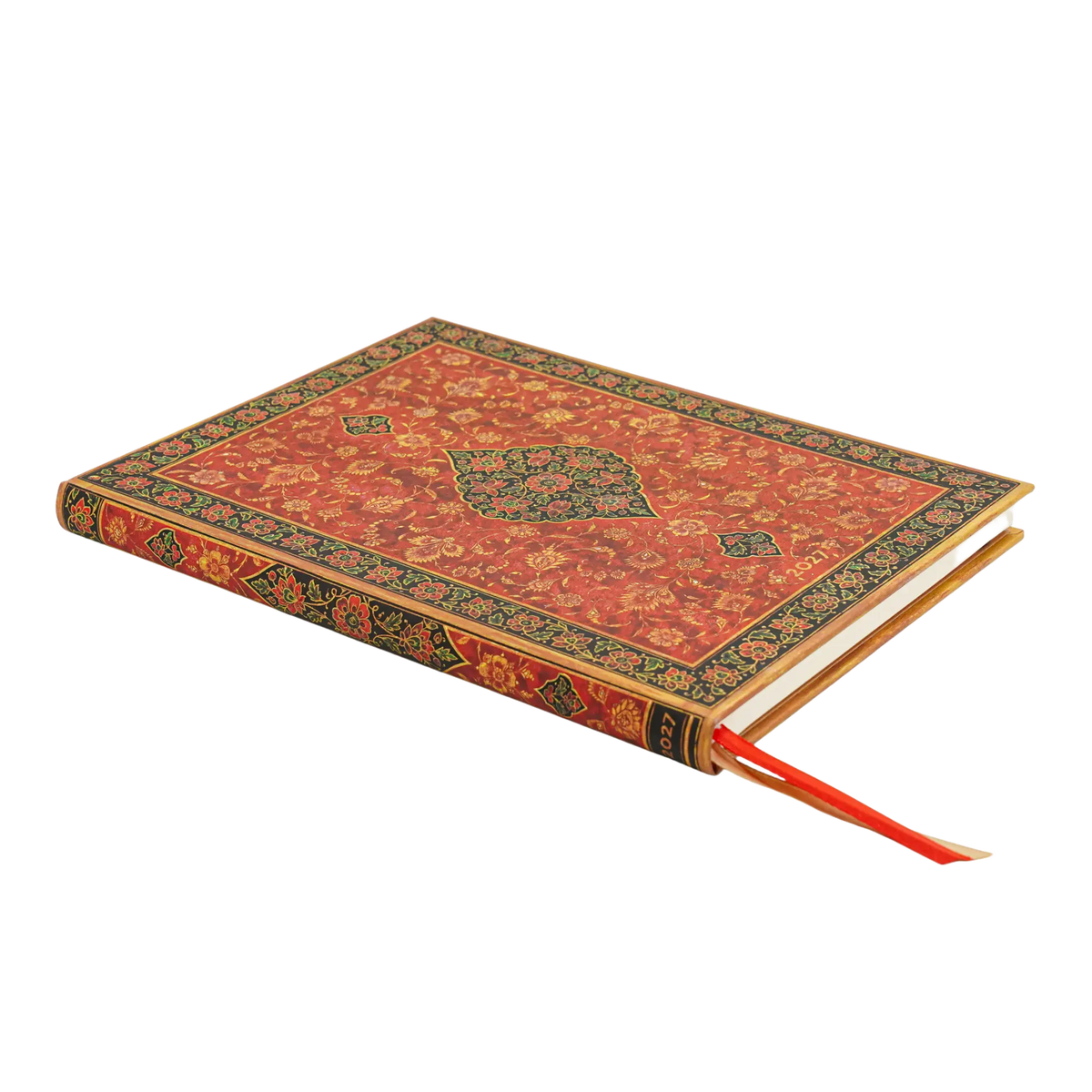 Paperblanks 2027 Layla Ultra Hardback Diary – Week-to-View Horizontal – page edge
