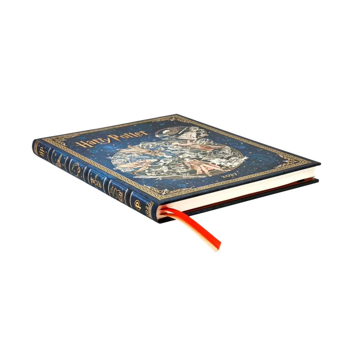 Paperblanks 2027 Legends of Hogwarts Diary Ultra Hardback Diary – Week-to-View Vertical – page edge