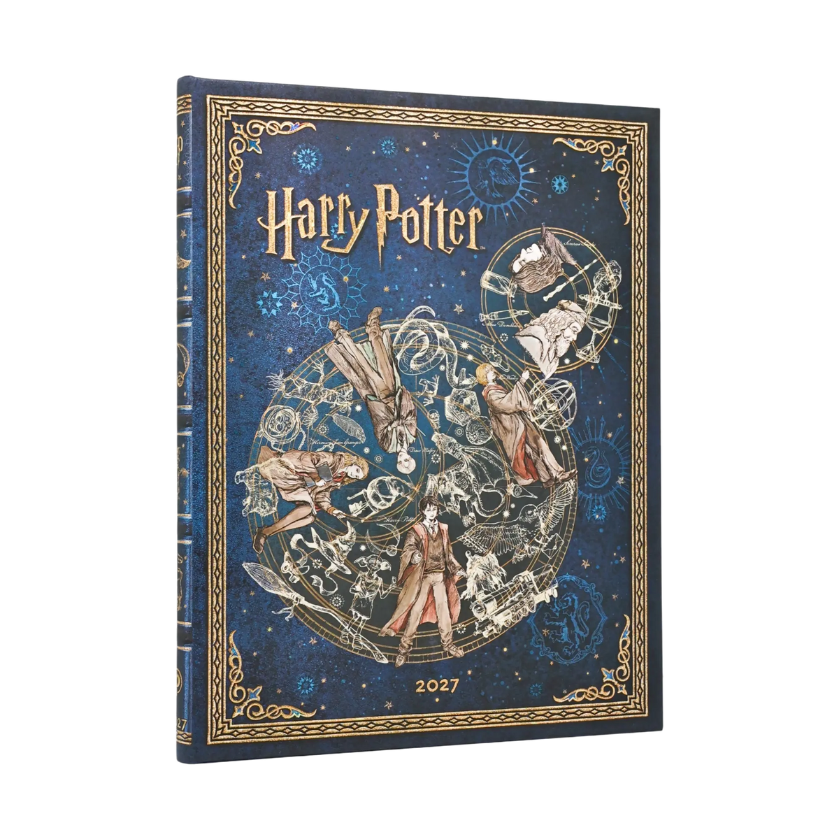 Paperblanks 2027 Legends of Hogwarts Diary Ultra Hardback Diary – Week-to-View Vertical – front cover