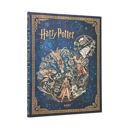 Paperblanks 2027 Legends of Hogwarts Diary Ultra Hardback Diary – Week-to-View Vertical – front cover