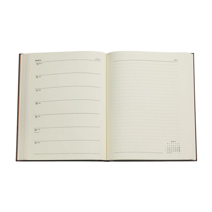 Paperblanks 2027 Van Gogh, Sunflowers Ultra Hardback Diary – Week-to-View with Notes (Verso) – inside pages