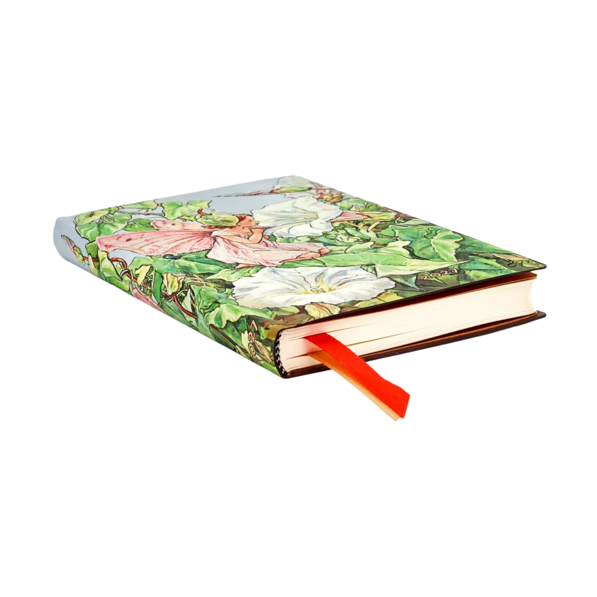 Paperblanks 2027 Bindweed Fairy Mini Softback Flexi Diary – Week-to-View Horizontal – page edge