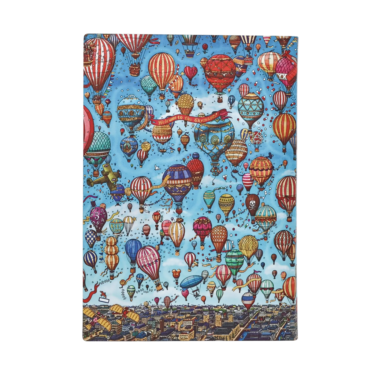 Paperblanks 2027 Balloon Festival Midi Softback Flexi Diary – Day-per-Page – back cover