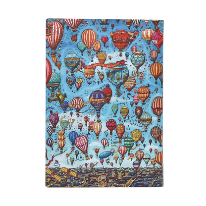 Paperblanks 2027 Balloon Festival Midi Softback Flexi Diary – Day-per-Page – back cover