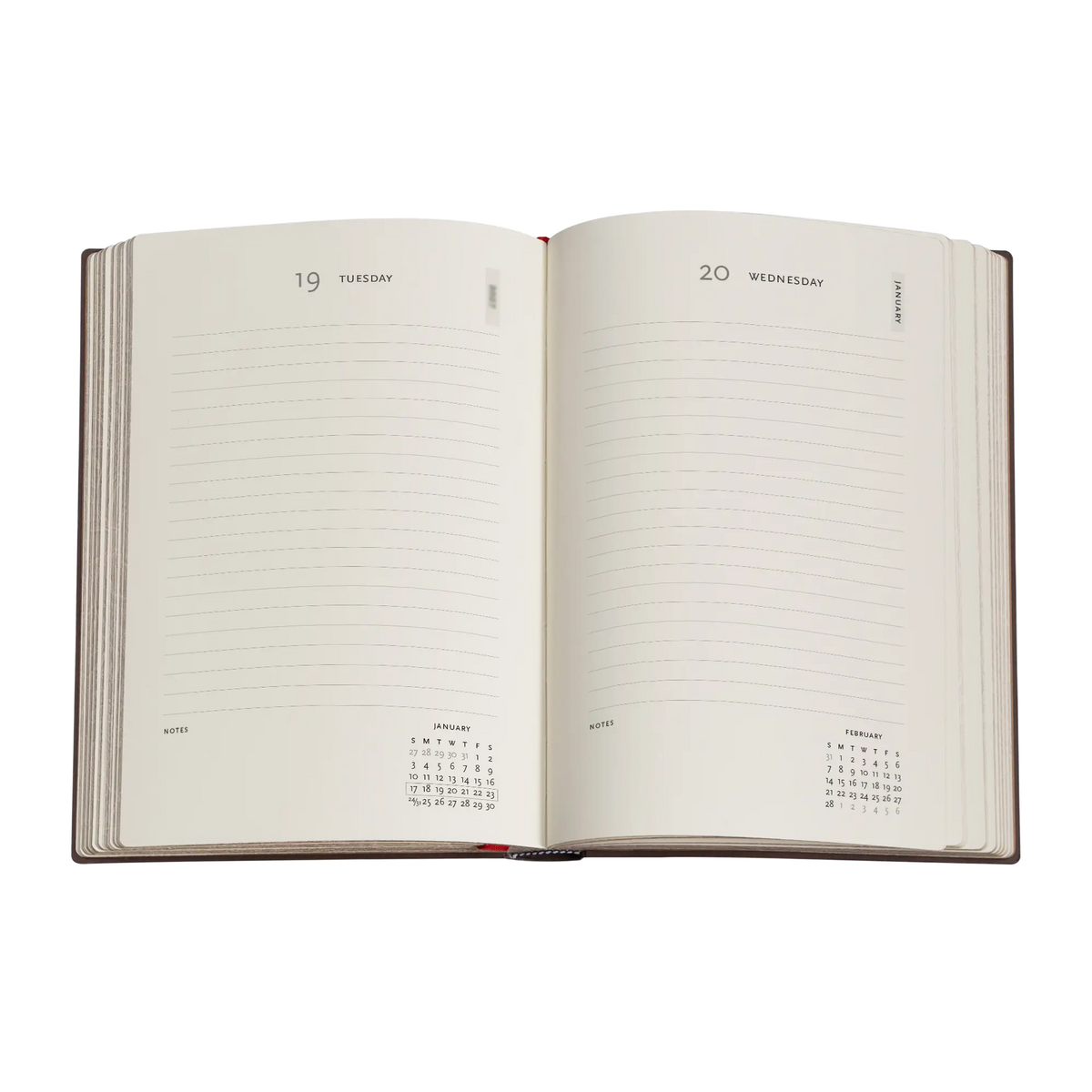 Paperblanks 2027 Balloon Festival Midi Softback Flexi Diary – Day-per-Page – inside pages