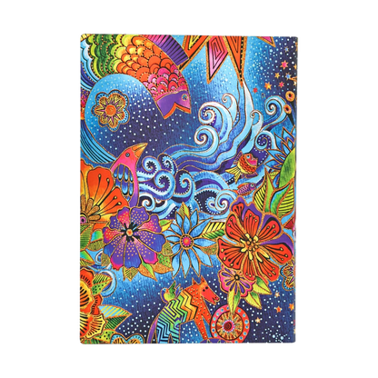 Paperblanks 2027 Celestial Magic Midi Softback Flexi Diary – Week-to-View Horizontal – back cover