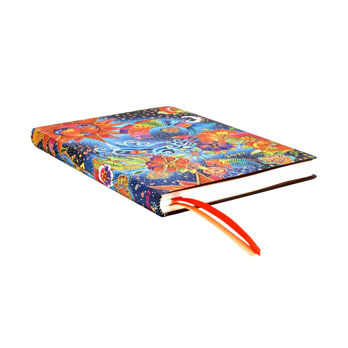 Paperblanks 2027 Celestial Magic Midi Softback Flexi Diary – Week-to-View Horizontal – page edge