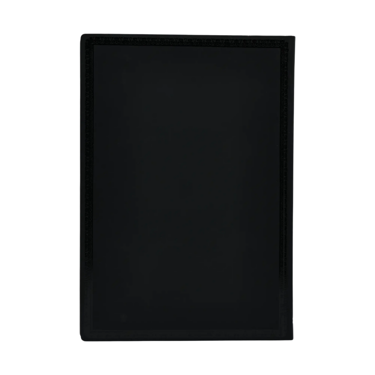 Paperblanks 2027 Black Edition Bold Midi Softback Flexi Diary – Week-to-View Vertical – back cover