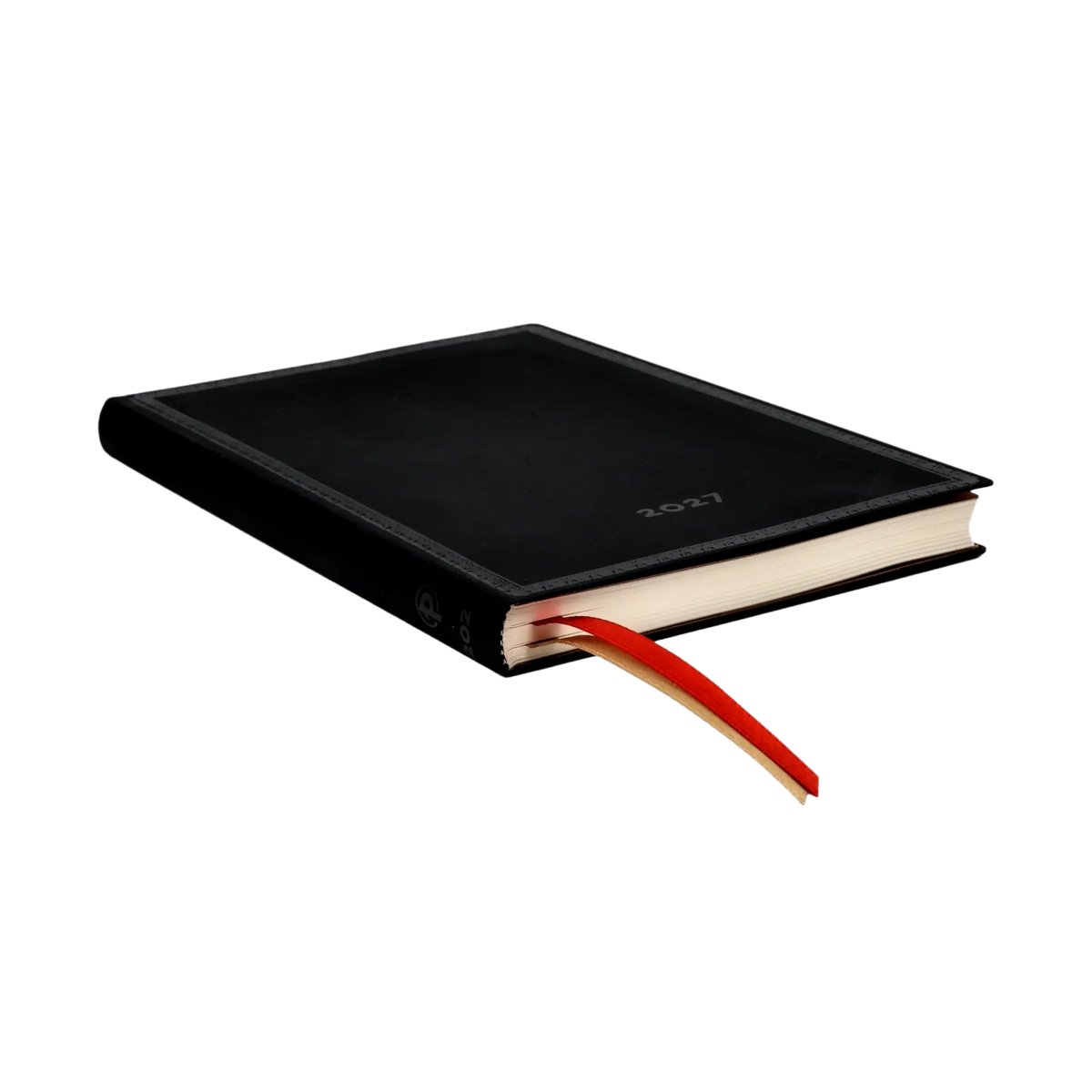 Paperblanks 2027 Black Edition Bold Midi Softback Flexi Diary – Week-to-View Vertical – page edge