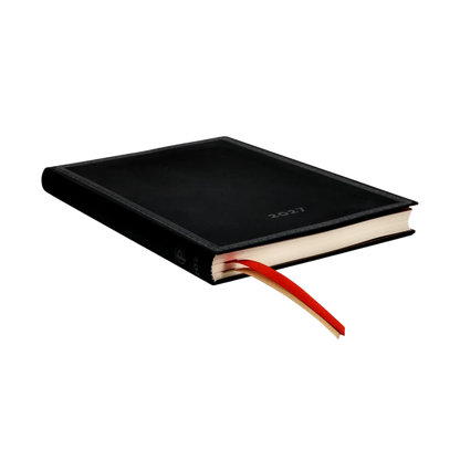 Paperblanks 2027 Black Edition Bold Midi Softback Flexi Diary – Week-to-View Vertical – page edge