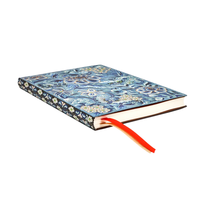 Paperblanks 2027 Blue Willow Midi Softback Flexi Diary – Week-to-View Vertical – page edge