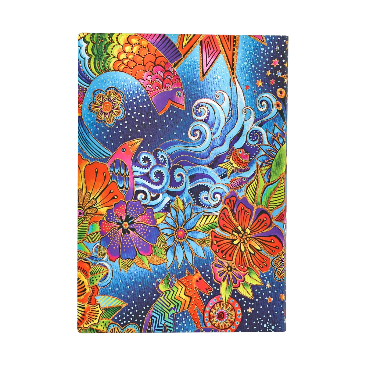Paperblanks 2027 Celestial Magic Midi Softback Flexi Diary – Week-to-View Vertical – back cover