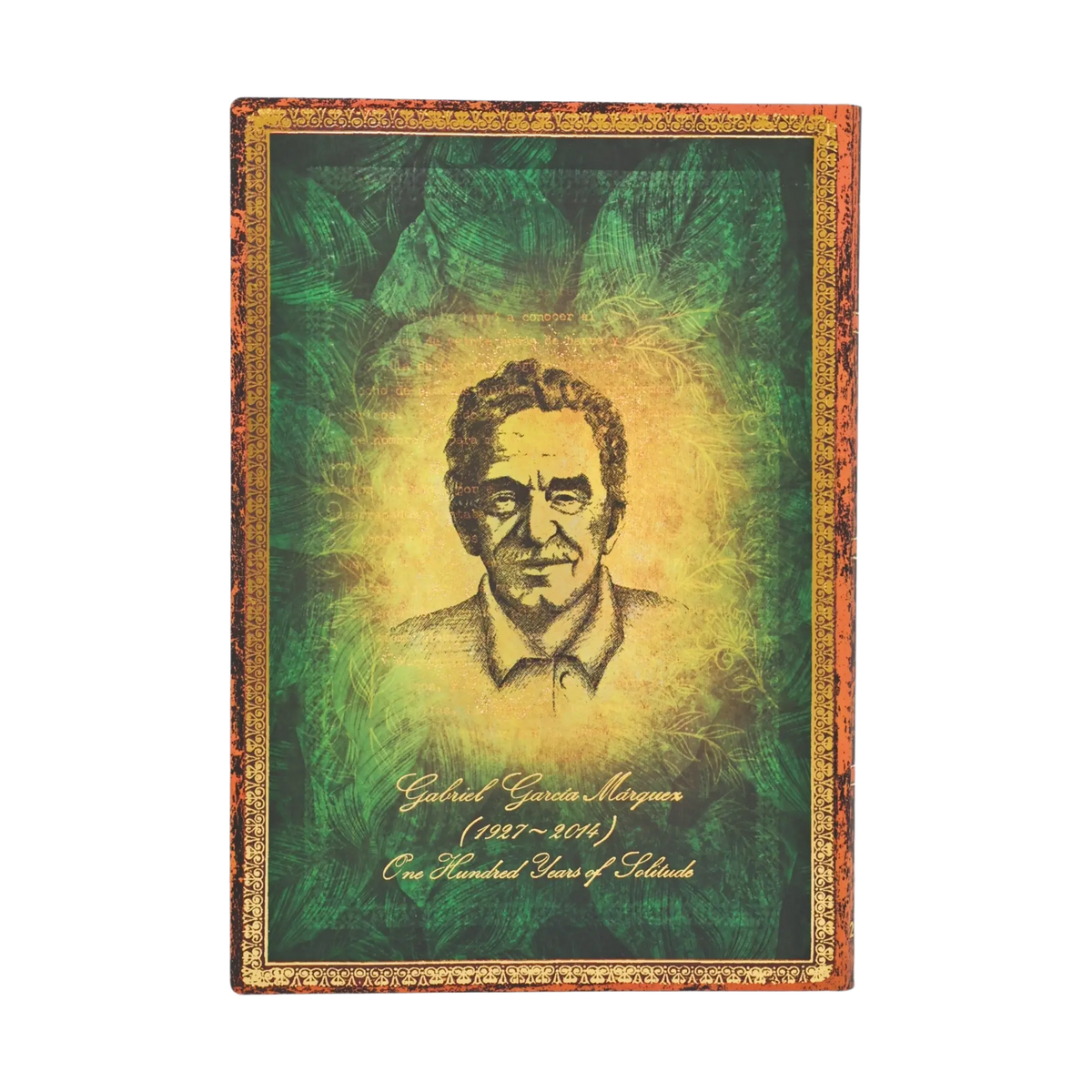 Paperblanks 2027 Garcia Marquez, One Hundred Years of Solitude Midi Softback Flexi Diary – Week-to-View Vertical – back cover