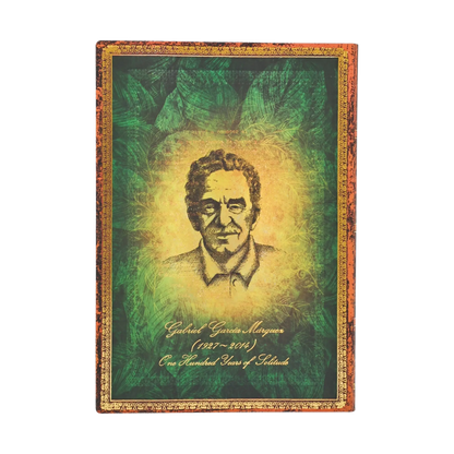 Paperblanks 2027 Garcia Marquez, One Hundred Years of Solitude Midi Softback Flexi Diary – Week-to-View Vertical – back cover