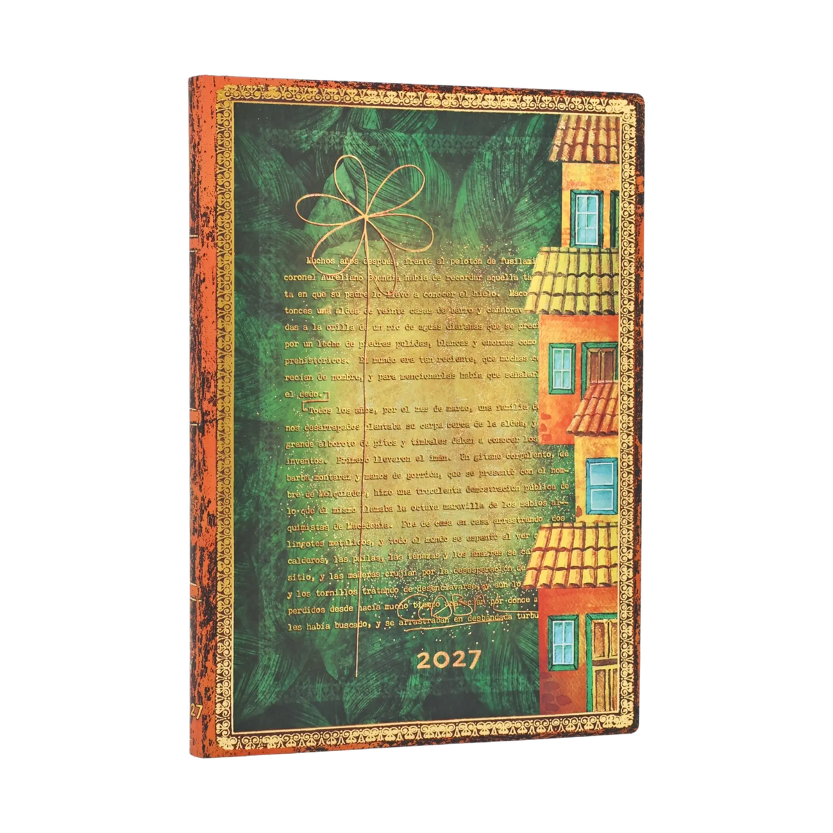 Paperblanks 2027 Garcia Marquez, One Hundred Years of Solitude Midi Softback Flexi Diary – Week-to-View Vertical – front cover