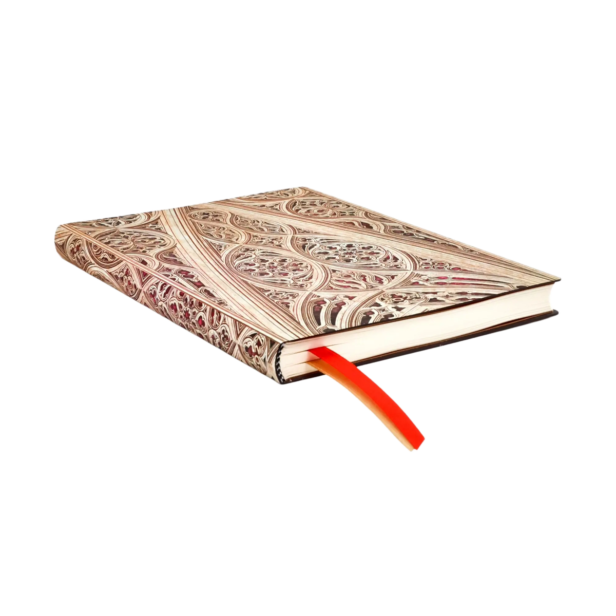 Paperblanks 2027 Vault of the Milan Cathedral (Burgundy) Midi Softback Flexi Diary – Week-to-View Vertical – page edge