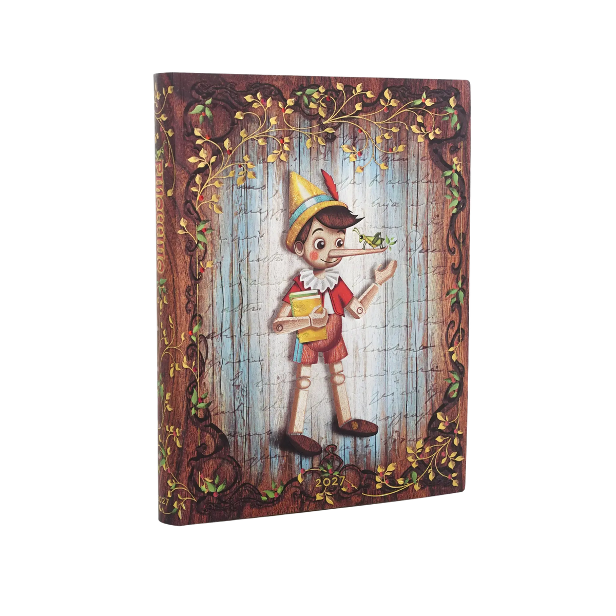 Paperblanks 2027 Carlo Collodi, Pinocchio Ultra Softback Flexi Diary – Day-per-Page – front cover
