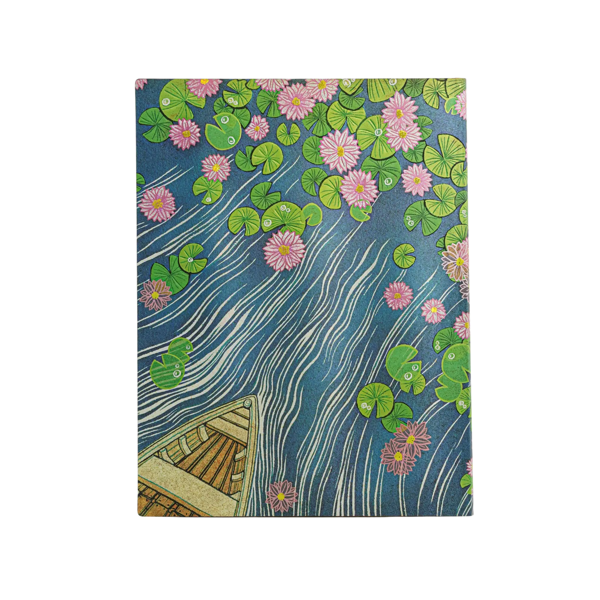 Paperblanks 2027 Lotus River Ultra Softback Flexi Diary – Week-to-View Vertical – back cover