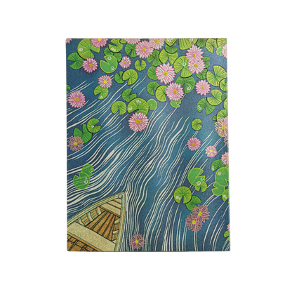 Paperblanks 2027 Lotus River Ultra Softback Flexi Diary – Week-to-View Vertical – back cover
