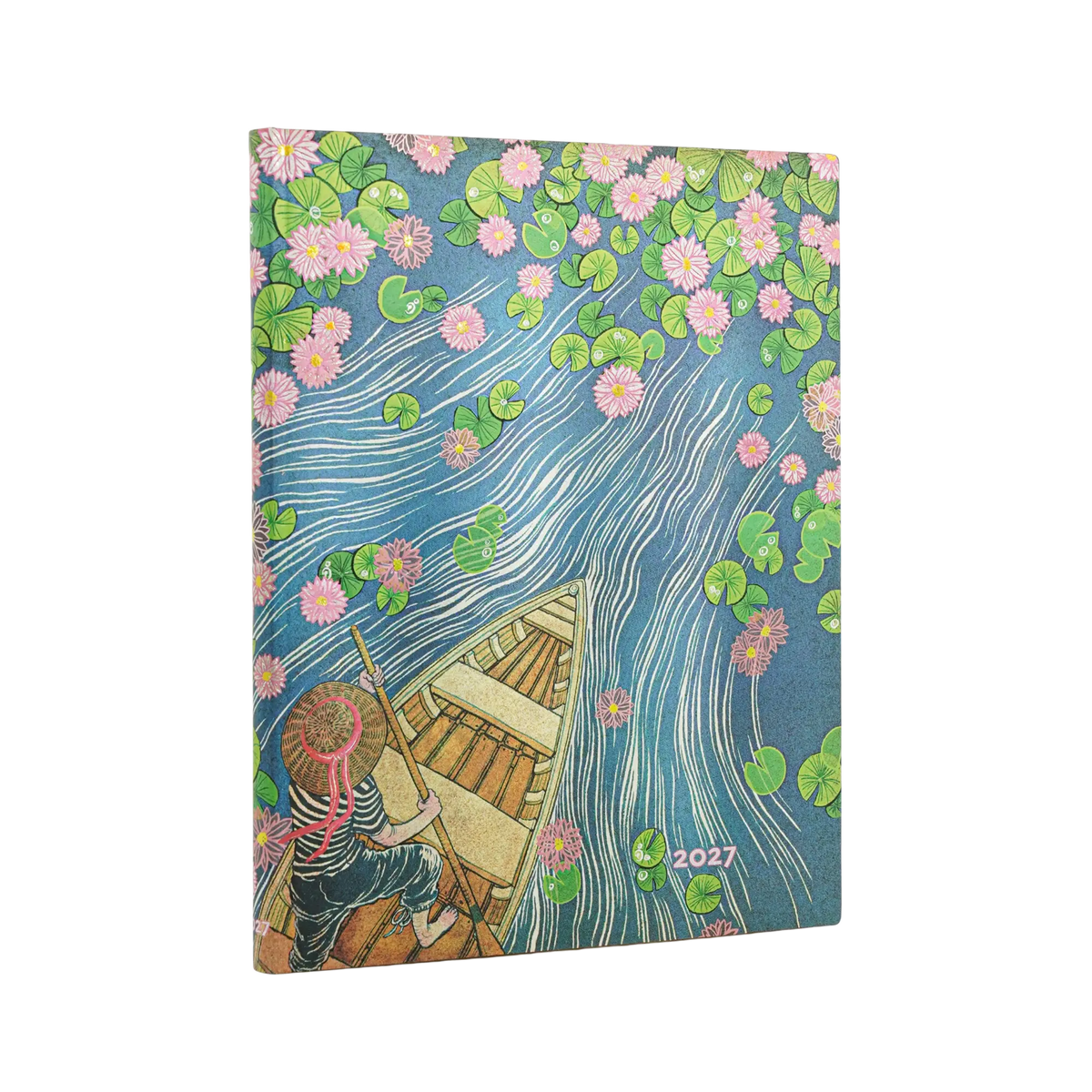 Paperblanks 2027 Lotus River Ultra Softback Flexi Diary – Week-to-View Vertical – front cover