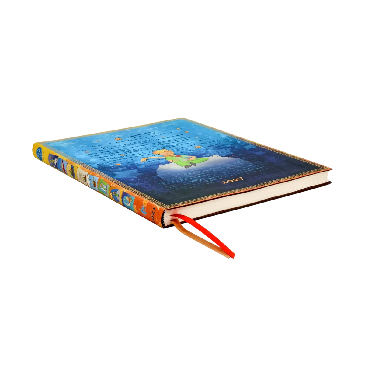 Paperblanks 2027 Saint-Exupéry, The Little Prince Ultra Softback Flexi Diary – Week-to-View Vertical – page edge